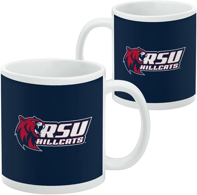 Rogers State University Primary Logo Ceramic Coffee Mug, Novelty Gift Mugs for Coffee, Tea and Hot Drinks, 11oz, White