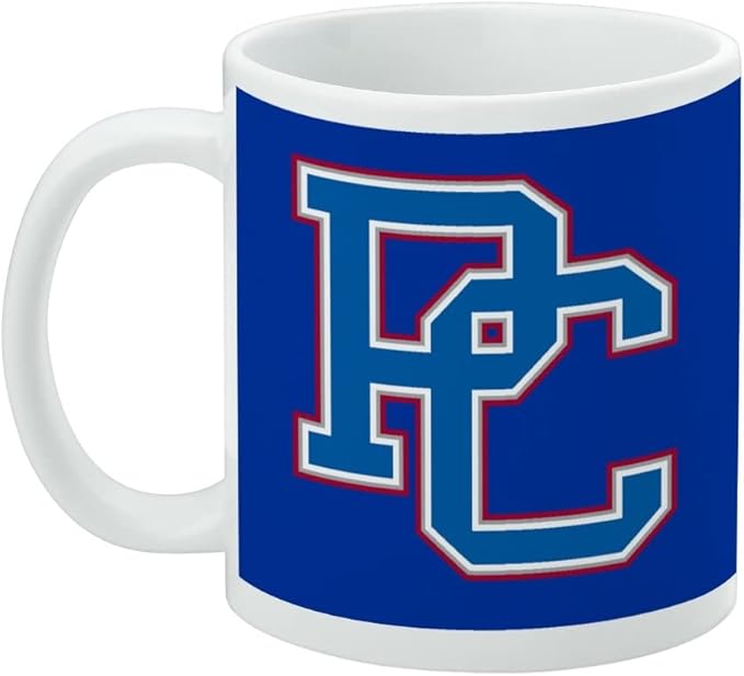 Presbyterian College Primary Logo Ceramic Coffee Mug, Novelty Gift Mugs for Coffee, Tea and Hot Drinks, 11oz, White