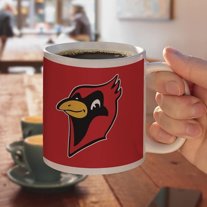 Otterbein University Primary Logo Ceramic Coffee Mug, Novelty Gift Mugs for Coffee, Tea and Hot Drinks, 11oz, White
