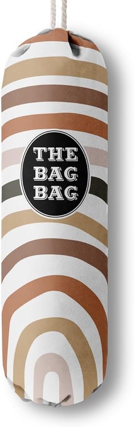 The Bag Bag Grocery Bag Holder, Boho Pattern Grocery Bags Holder Organizer For Shopping Bags, Wall Mount Plastic Bags Storage Container Dispensers, Kitchen Gifts For Women Family Grandma Mom(H-26)