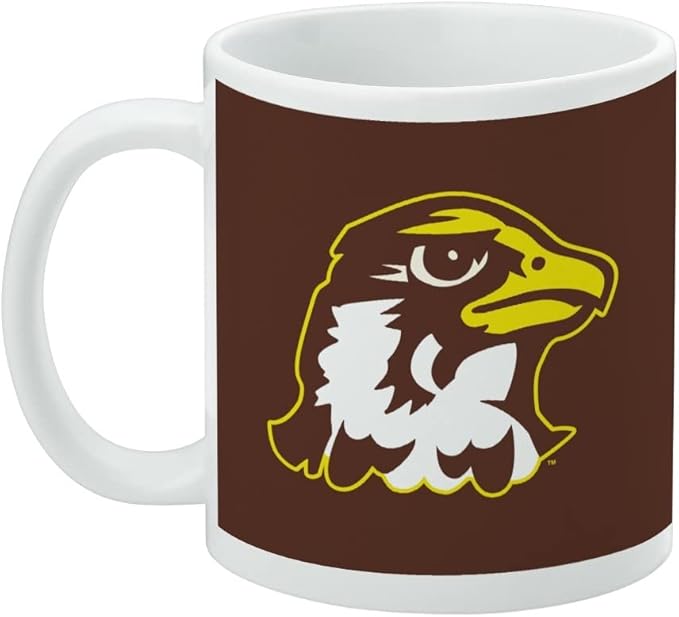 Quincy University Primary Logo Ceramic Coffee Mug, Novelty Gift Mugs for Coffee, Tea and Hot Drinks, 11oz, White