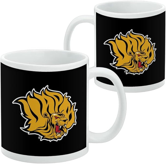 Arkansas at Pine Bluff Primary Logo Ceramic Coffee Mug, Novelty Gift Mugs for Coffee, Tea and Hot Drinks, 11oz, White