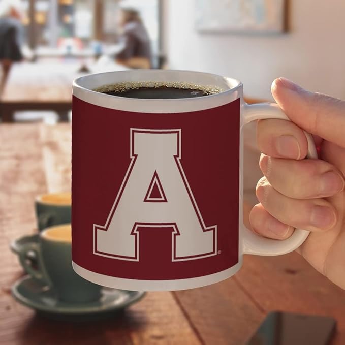 Alma College Primary Logo Ceramic Coffee Mug, Novelty Gift Mugs for Coffee, Tea and Hot Drinks, 11oz, White