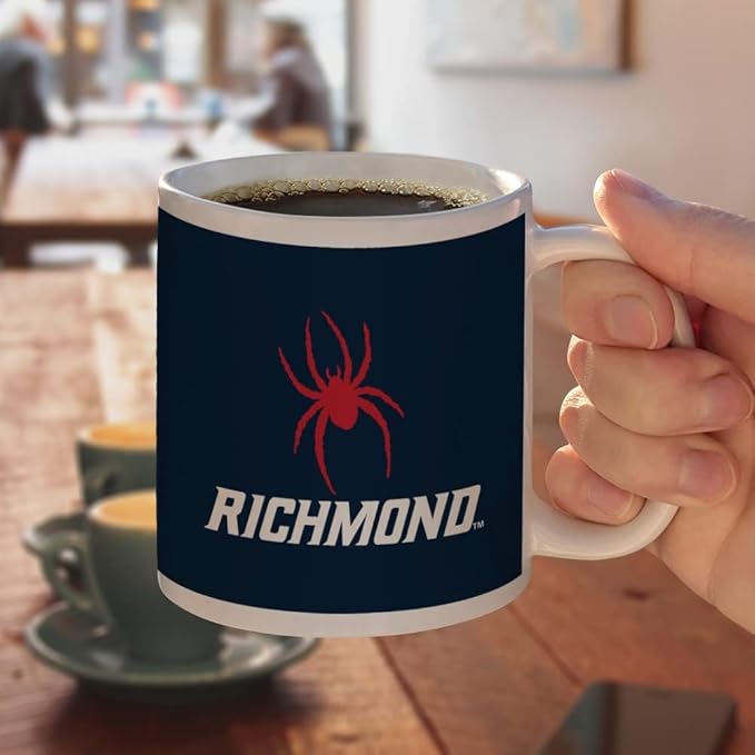 U of Richmond Primary Logo Ceramic Coffee Mug, Novelty Gift Mugs for Coffee, Tea and Hot Drinks, 11oz, White