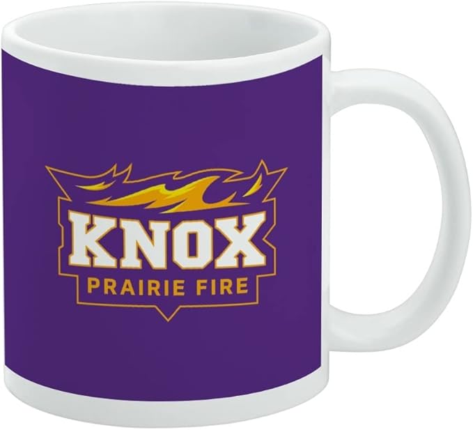 Knox College Primary Logo Ceramic Coffee Mug, Novelty Gift Mugs for Coffee, Tea and Hot Drinks, 11oz, White