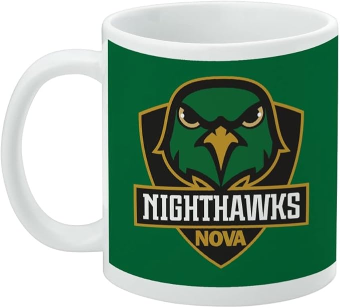 Northern Virginia Community College Primary Logo Ceramic Coffee Mug, Novelty Gift Mugs for Coffee, Tea and Hot Drinks, 11oz, White