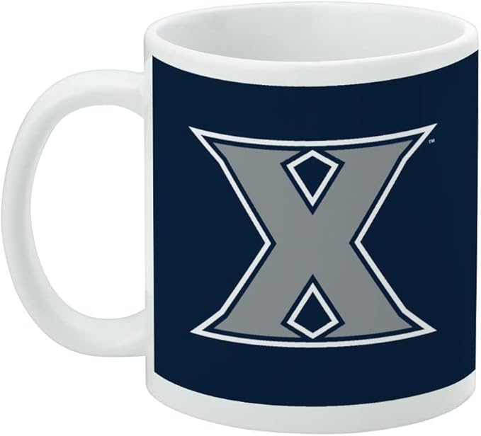 Xavier University Logo Ceramic Coffee Mug, Novelty Gift Mugs for Coffee, Tea and Hot Drinks, 11oz, White