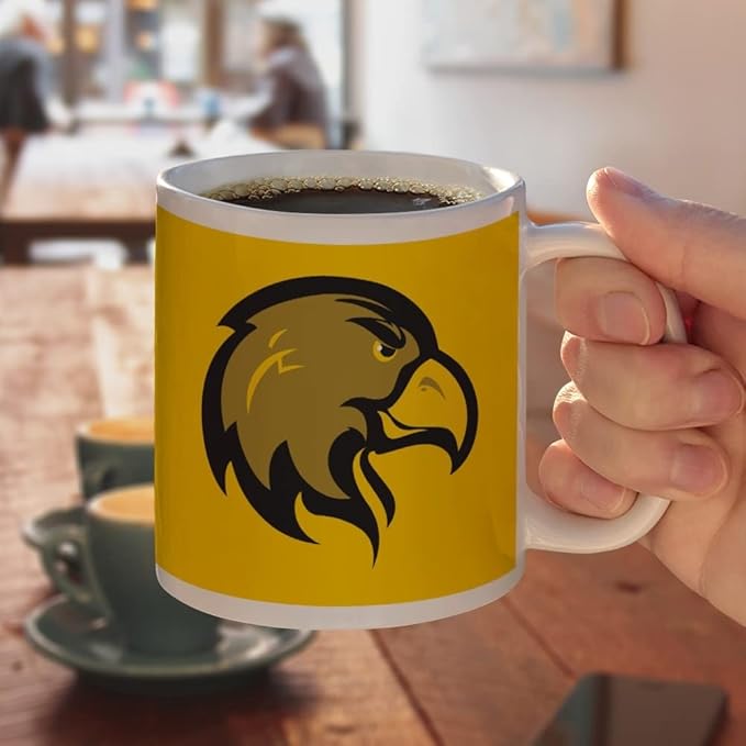 California State University Los Angeles Primary Logo Ceramic Coffee Mug, Novelty Gift Mugs for Coffee, Tea and Hot Drinks, 11oz, White