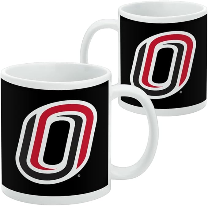 Omaha Primary Logo Ceramic Coffee Mug, Novelty Gift Mugs for Coffee, Tea and Hot Drinks, 11oz, White
