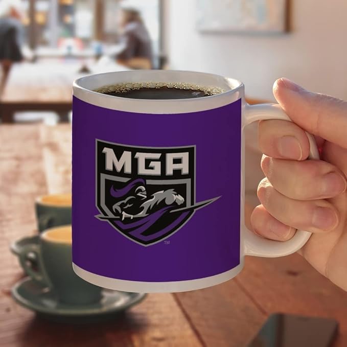Middle Georgia State University Primary Logo Ceramic Coffee Mug, Novelty Gift Mugs for Coffee, Tea and Hot Drinks, 11oz, White