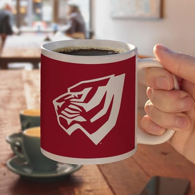 University of West Alabama Primary Logo Ceramic Coffee Mug, Novelty Gift Mugs for Coffee, Tea and Hot Drinks, 11oz, White