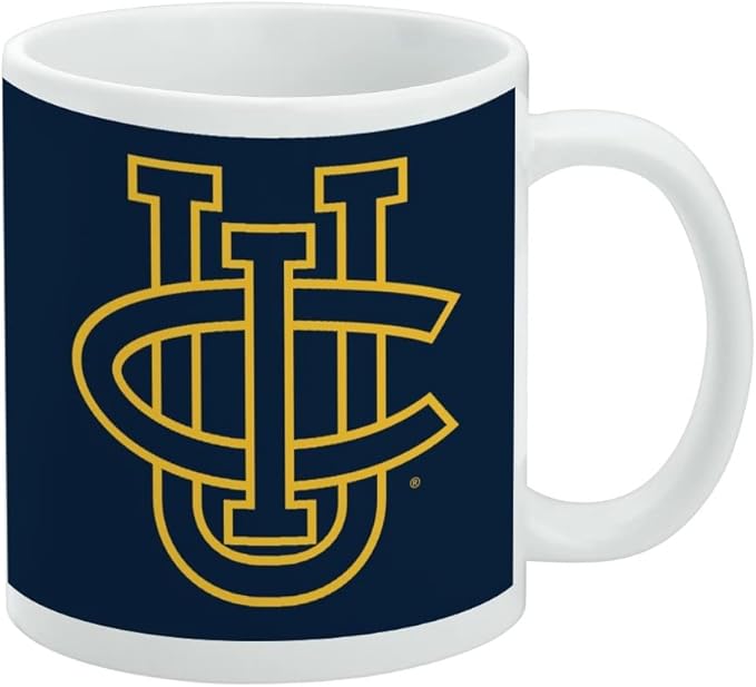 UC Irvine Primary Logo Ceramic Coffee Mug, Novelty Gift Mugs for Coffee, Tea and Hot Drinks, 11oz, White