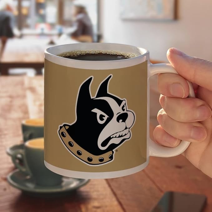 Wofford College Primary Logo Ceramic Coffee Mug, Novelty Gift Mugs for Coffee, Tea and Hot Drinks, 11oz, White