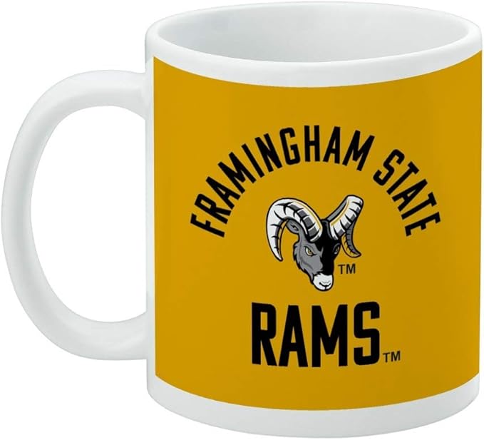 Framingham State University Ceramic Coffee Mug, Novelty Gift Mugs for Coffee, Tea and Hot Drinks, 11oz, White