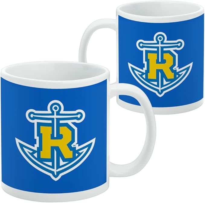 Rollins College Primary Logo Ceramic Coffee Mug, Novelty Gift Mugs for Coffee, Tea and Hot Drinks, 11oz, White