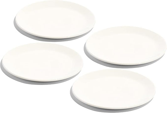 Made In Cookware - 11" Dinner Plates - Set of 4 - White - Porcelain - Crafted in England