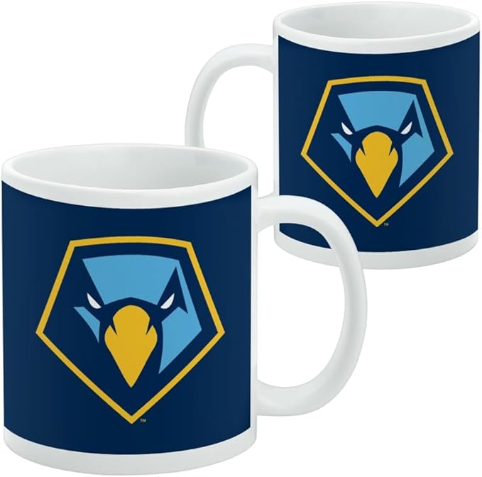 Point University Primary Logo Ceramic Coffee Mug, Novelty Gift Mugs for Coffee, Tea and Hot Drinks, 11oz, White