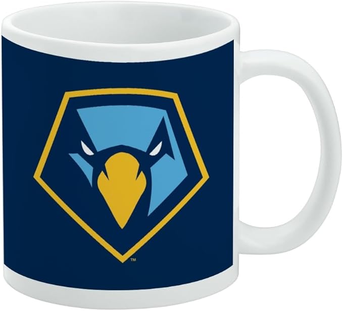 Point University Primary Logo Ceramic Coffee Mug, Novelty Gift Mugs for Coffee, Tea and Hot Drinks, 11oz, White