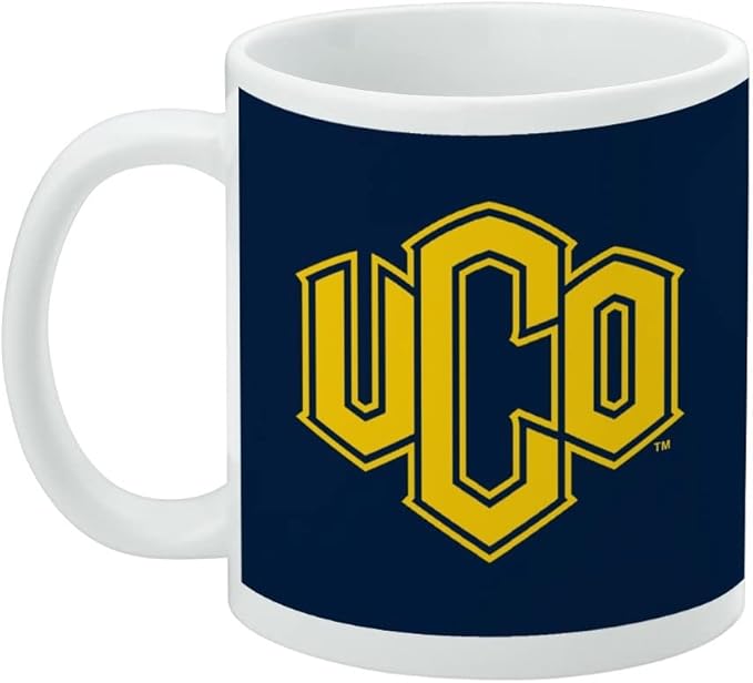 Central Oklahoma Primary Logo Ceramic Coffee Mug, Novelty Gift Mugs for Coffee, Tea and Hot Drinks, 11oz, White