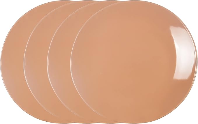 Color Wave Stoneware16pc Dinnerware Set, Beige