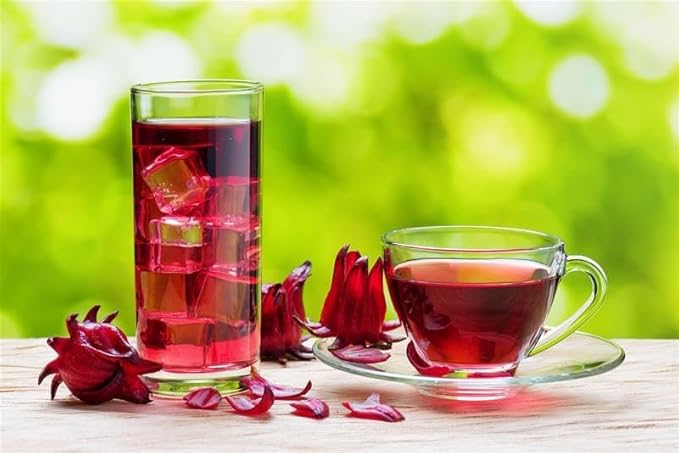 Worldwide Botanicals Organic Hibiscus Tea – 1 lb, Loose Leaf, Cut and Sifted – 100% Egyptian Hibiscus sabdariffa AKA Karkade, Roselle, Sorrel, Zobo, Flor de Jamaica, 1 Pound Bag