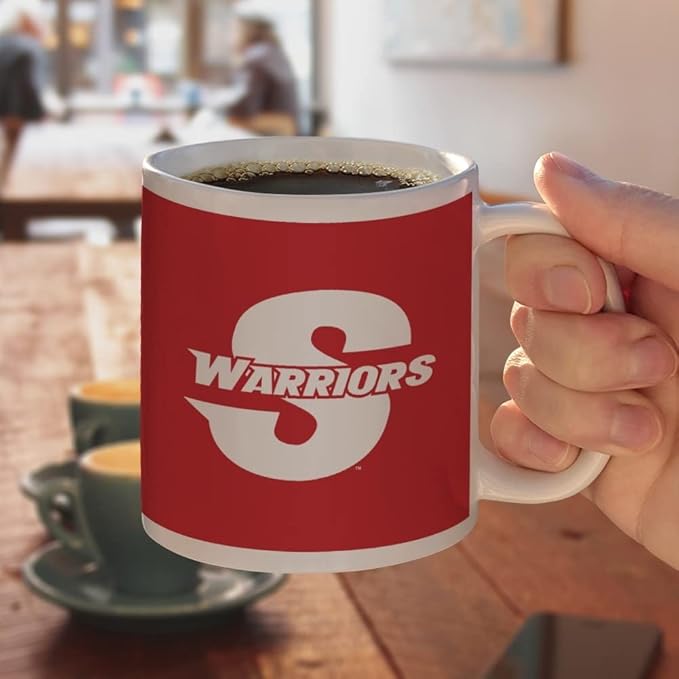 California State University Stanislaus Primary Logo Ceramic Coffee Mug, Novelty Gift Mugs for Coffee, Tea and Hot Drinks, 11oz, White