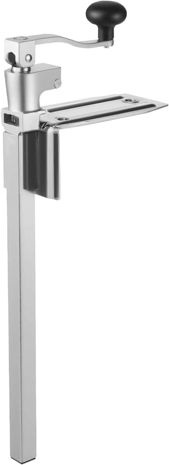 VEVOR Commercial Can Opener, Heavy-Duty Manual Tabletop Cans Opener for Cans Up to 11.8 in Height, Height-Adjustable Professional Can Openers with Stainless Steel Blade, for Restaurant & Food Store