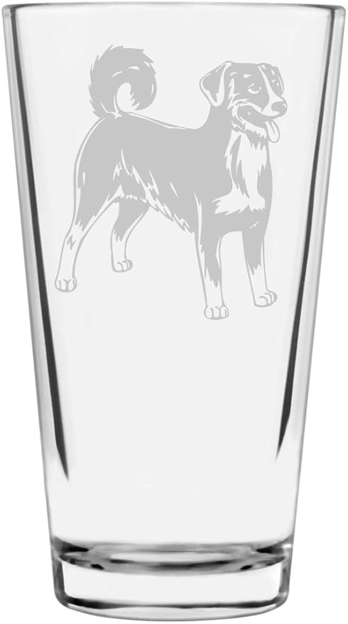Appenzeller Sennenhund Custom Personalized Dog Themed Etched All Purpose 16oz Pint Glass