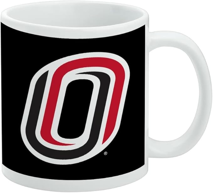 Omaha Primary Logo Ceramic Coffee Mug, Novelty Gift Mugs for Coffee, Tea and Hot Drinks, 11oz, White