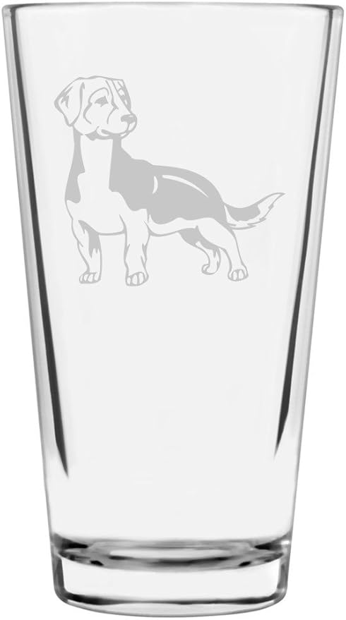 Drever Custom Personalized Dog Themed Etched All Purpose 16oz Pint Glass