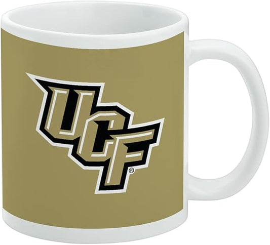 Central Florida Primary Logo Ceramic Coffee Mug, Novelty Gift Mugs for Coffee, Tea and Hot Drinks, 11oz, White