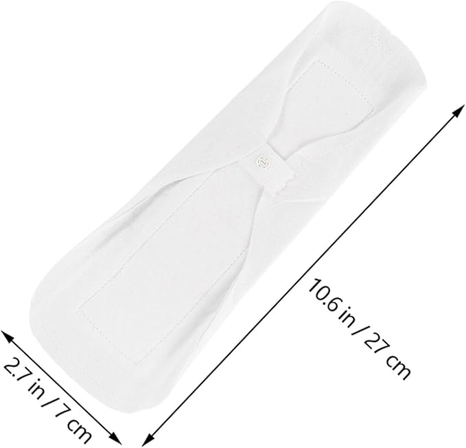 5pcs Menstrual Pads Reusable Washable Washable Cotton Cloth Sanitary Towels Soft Absorbent Liners Women Period Pads for Menstrual Flow Incontinence