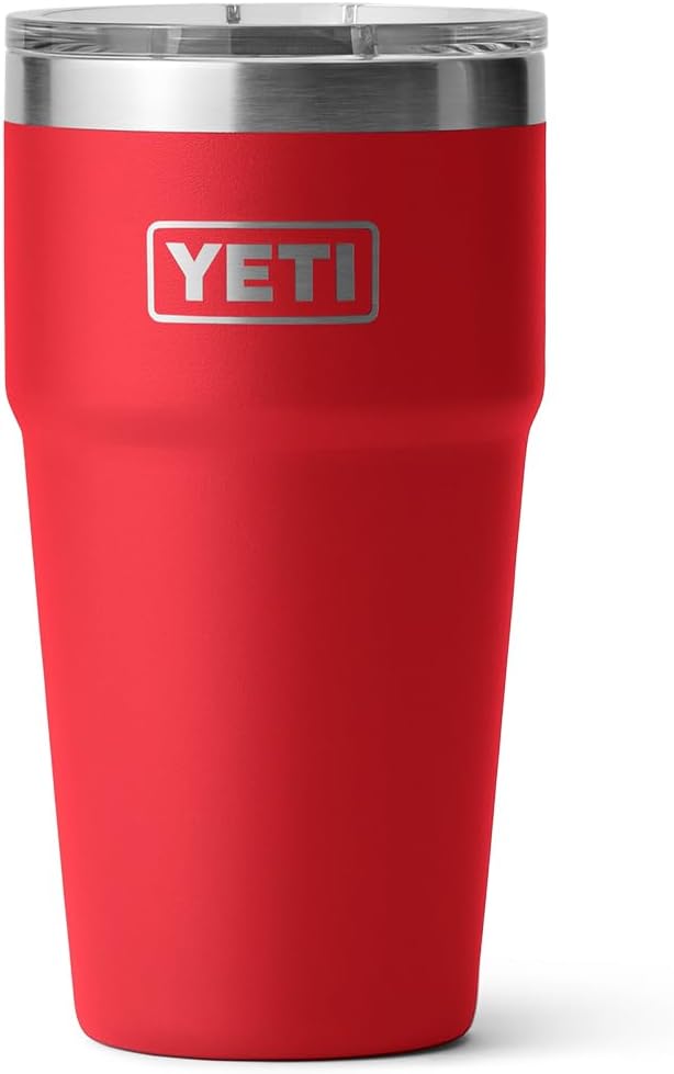 YETI Rambler 20 oz Stackable Tumbler, Stainless Steel, Vacuum Insulated with MagSlider Lid