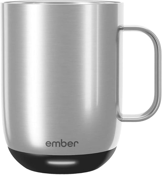 Ember Mug 2, 14 oz, Temperature Control Smart Mug, Stainless Steel