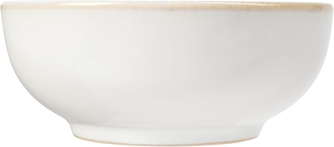 Sango 16-Piece Stoneware Dinnerware Set for 4, Glossy Cream/Green Plates and Bowls Sets with Reactive Glaze, Ceramic Dish Set, Modern Dishes for Everyday Use, Microwave & Dishwasher Safe, Resona Moss