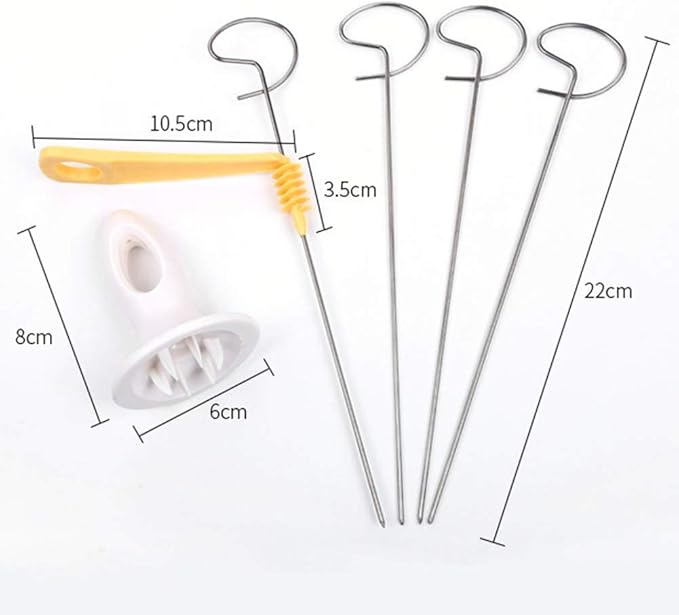 Tornado Spiral Potato Cutter, DIY Manual Vegetable Spiralizer Grater Peelers Slicers Mandolines