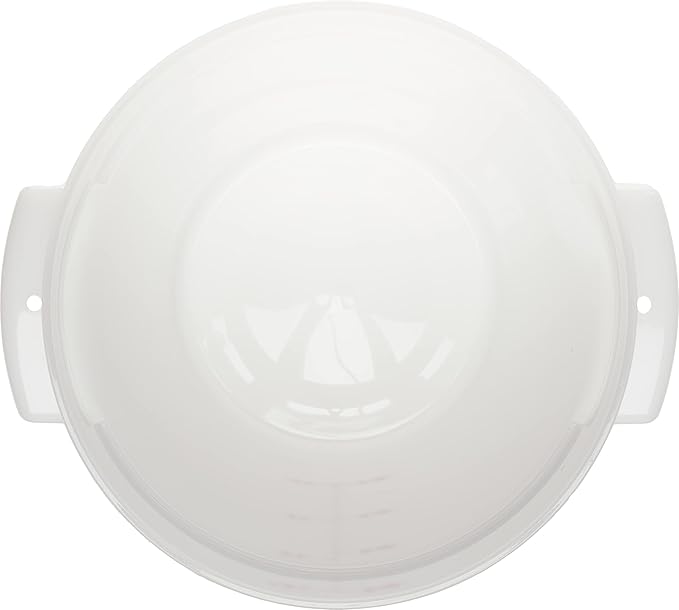 Carlisle FoodService Products Storplus Round Food Storage Container with Stackable Design for Catering, Buffets, Restaurants, Polyethylene (Pe), 8 Quart, White