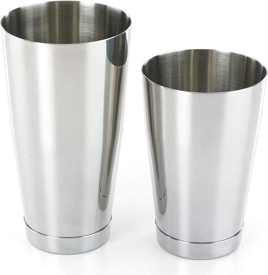 Barfly Cocktail Tin, Set (18 oz and 28 oz), Stainless Steel, Double Heavy Gauge