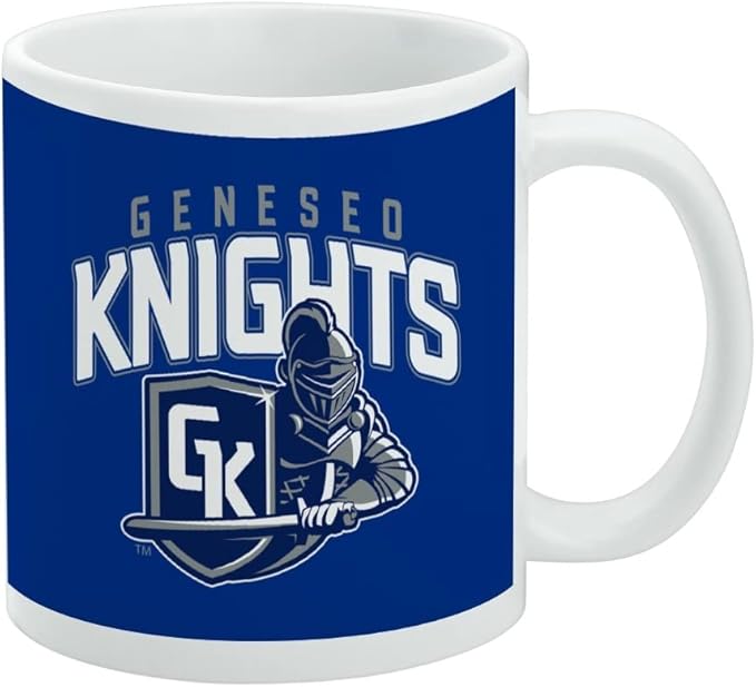 State University of New York at Geneseo Primary Logo Ceramic Coffee Mug, Novelty Gift Mugs for Coffee, Tea and Hot Drinks, 11oz, White