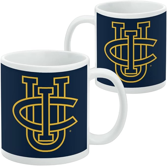 UC Irvine Primary Logo Ceramic Coffee Mug, Novelty Gift Mugs for Coffee, Tea and Hot Drinks, 11oz, White