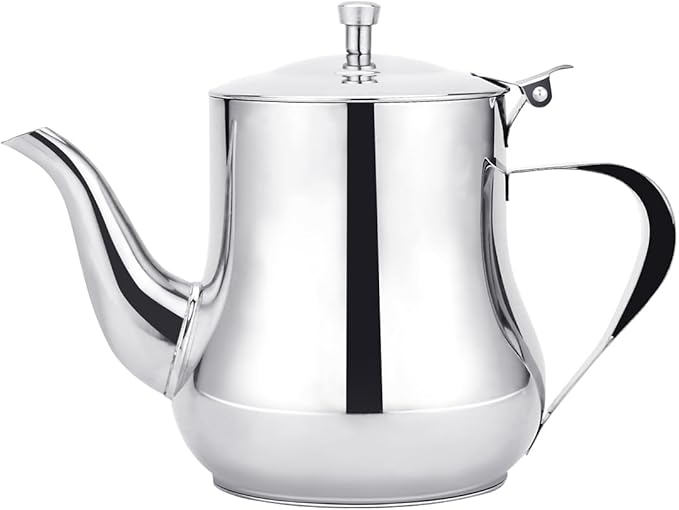 SANQIAHOME 570ml(20Oz) stainless steel small teapot