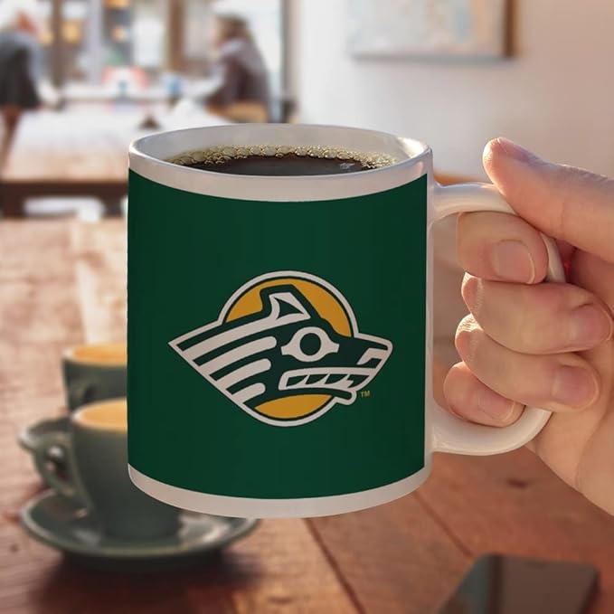 University of Alaska Anchorage Primary Logo Ceramic Coffee Mug, Novelty Gift Mugs for Coffee, Tea and Hot Drinks, 11oz, White