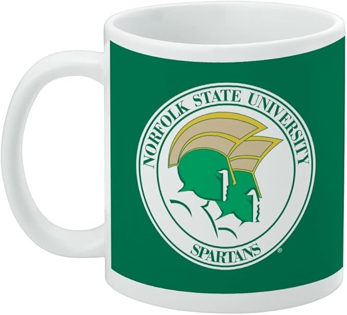 Norfolk State University Primary Logo Ceramic Coffee Mug, Novelty Gift Mugs for Coffee, Tea and Hot Drinks, 11oz, White