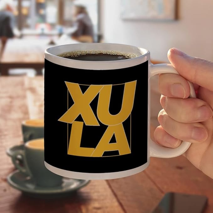 Xavier University of Louisiana Primary Logo Ceramic Coffee Mug, Novelty Gift Mugs for Coffee, Tea and Hot Drinks, 11oz, White