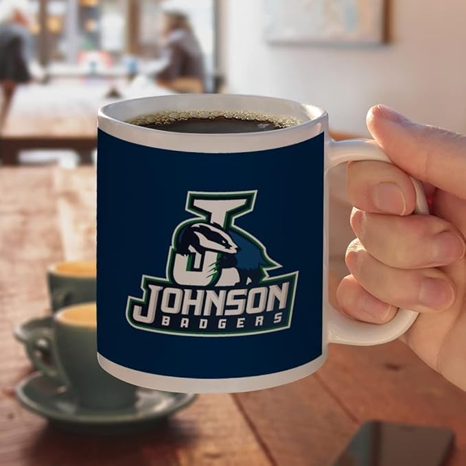 Northern Vermont University Primary Logo Ceramic Coffee Mug, Novelty Gift Mugs for Coffee, Tea and Hot Drinks, 11oz, White