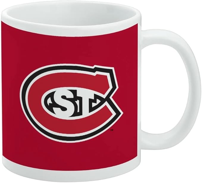 St. Cloud State University Primary Logo Ceramic Coffee Mug, Novelty Gift Mugs for Coffee, Tea and Hot Drinks, 11oz, White