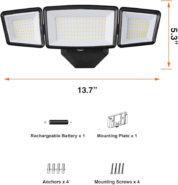 Sylvania 13W Dusk to Dawn Security LED Light, Hardwired, 2000 LMS, Wet Rated, 5000K, Daylight - 1 Pack (66478)