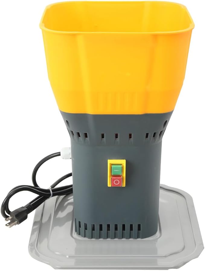 7.9 Gallons Electric Grain Mill Grinder, Corn Grinder Mill, Home Farm Wheat Grinder, 25L Dry Grain Mill Grinder Electric, Detachable Bucket & Hopper, Dry Cereals Grinder with 5 Sieves, 2 Wrench