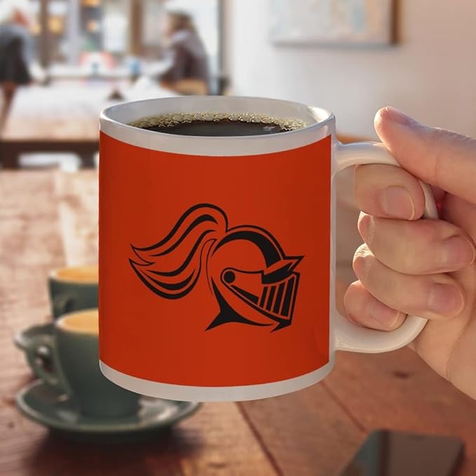 Wartburg College Primary Logo Ceramic Coffee Mug, Novelty Gift Mugs for Coffee, Tea and Hot Drinks, 11oz, White