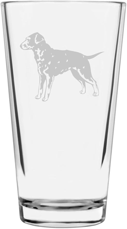 Curly Coated Retriever Custom Personalized Dog Themed Etched All Purpose 16oz Pint Glass